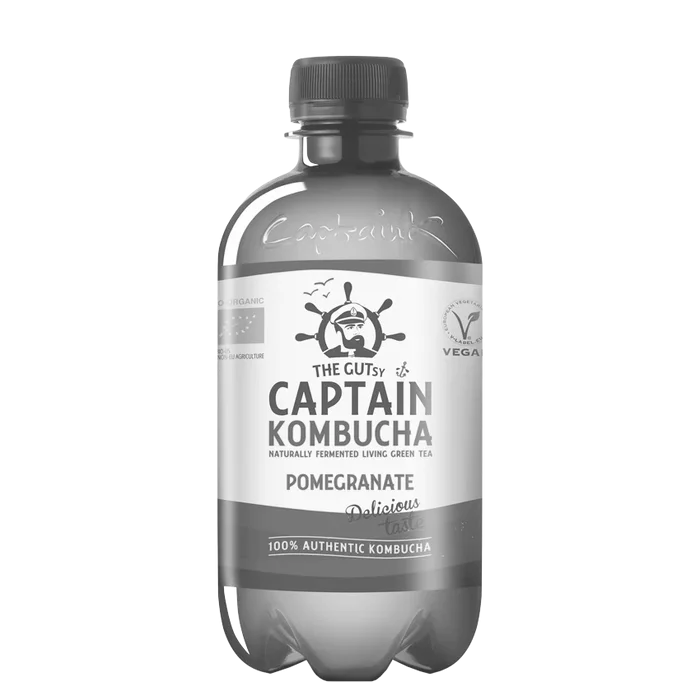 Captain Kombucha Kombucha granátové jablko 400 ml BIO